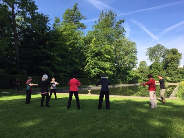 Cours du Qi Gong au parc de Sceaux