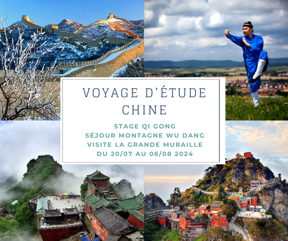 Voyage d’étude Qi Gong juillet et aout 2024 en Chine